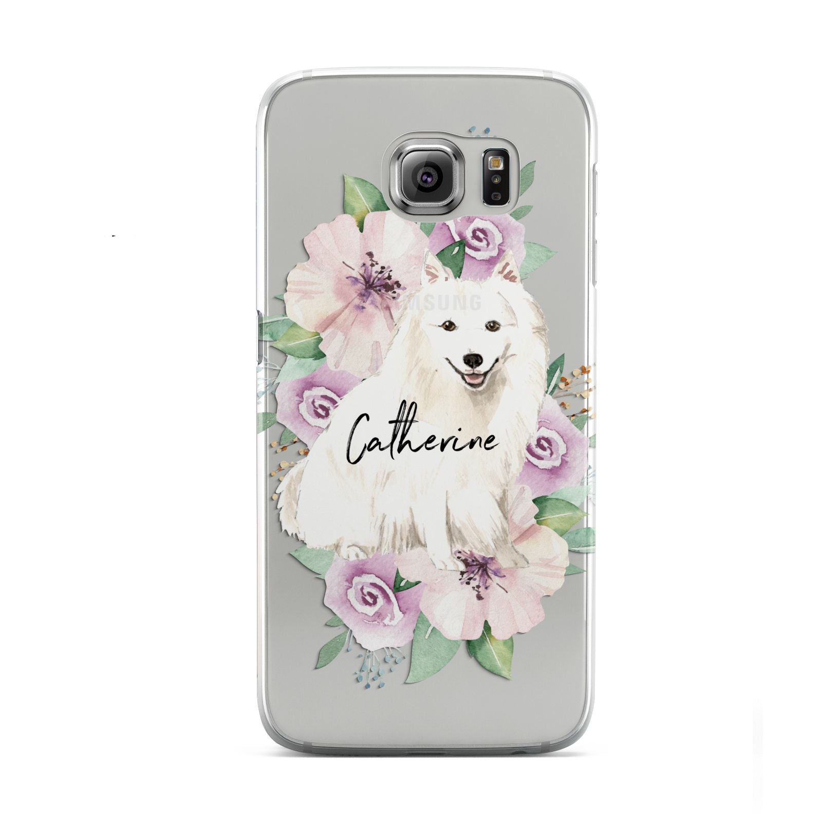 Personalised Japanese Spitz Samsung Galaxy S6 Case