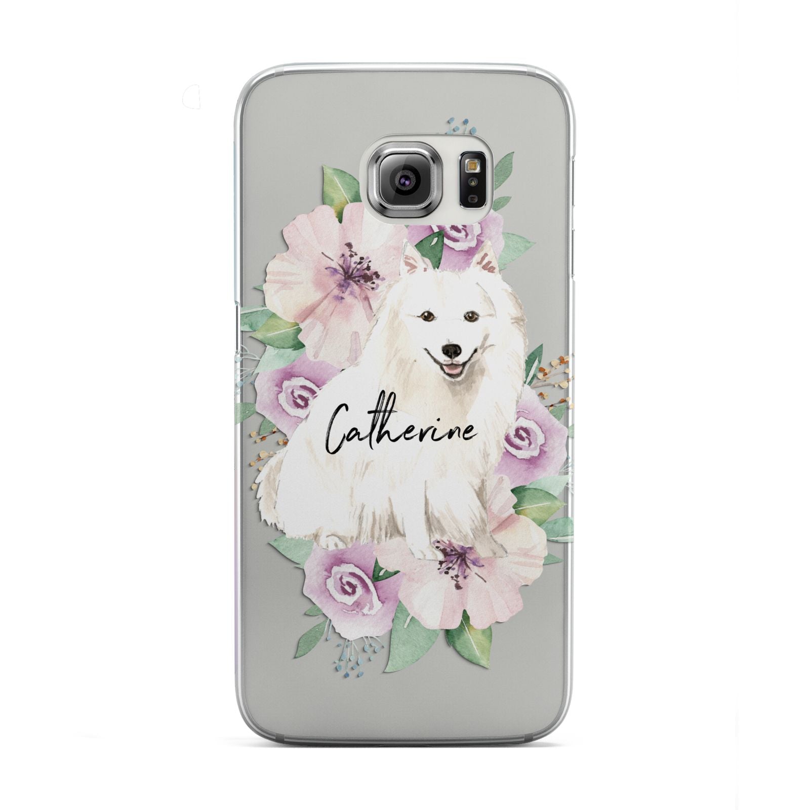 Personalised Japanese Spitz Samsung Galaxy S6 Edge Case