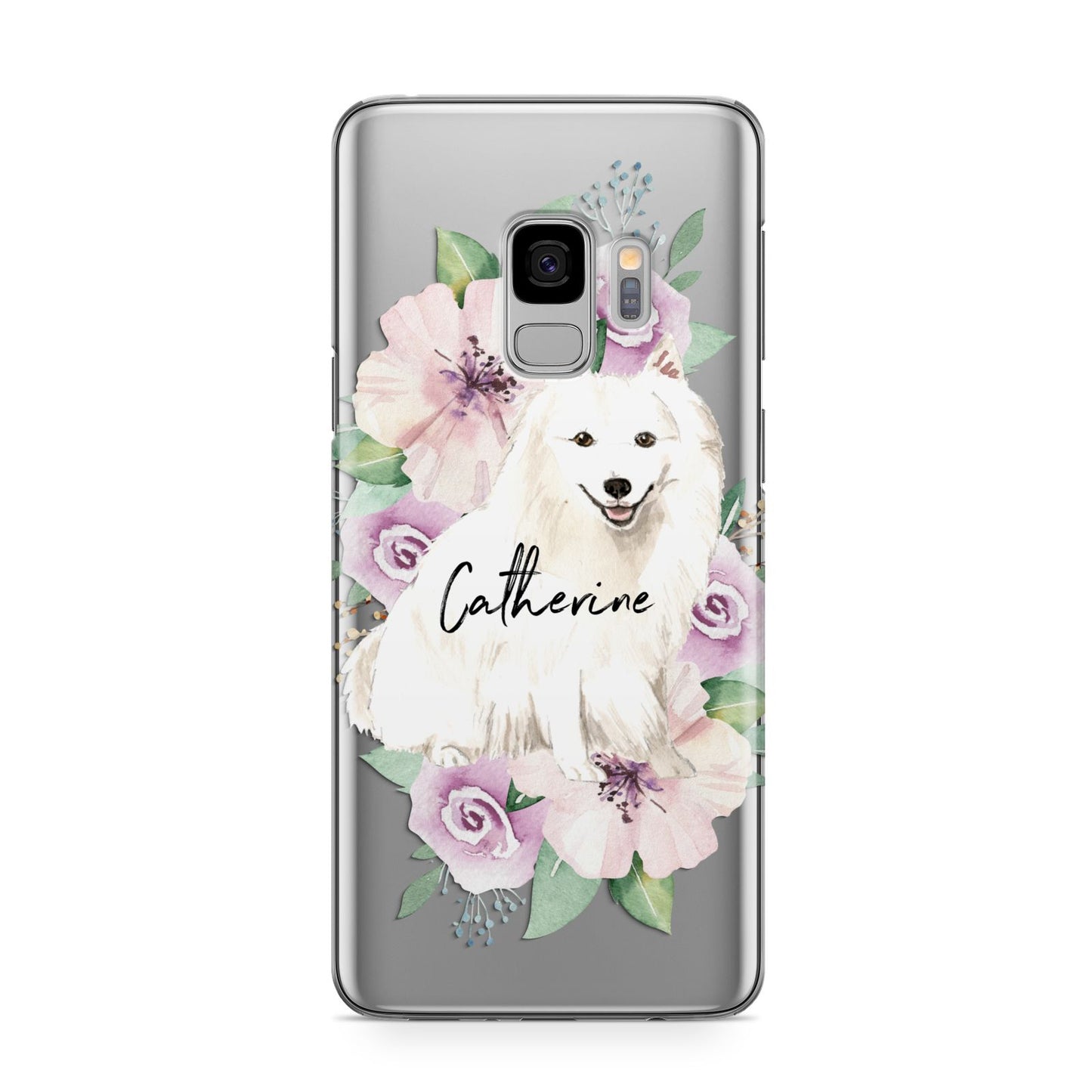 Personalised Japanese Spitz Samsung Galaxy S9 Case