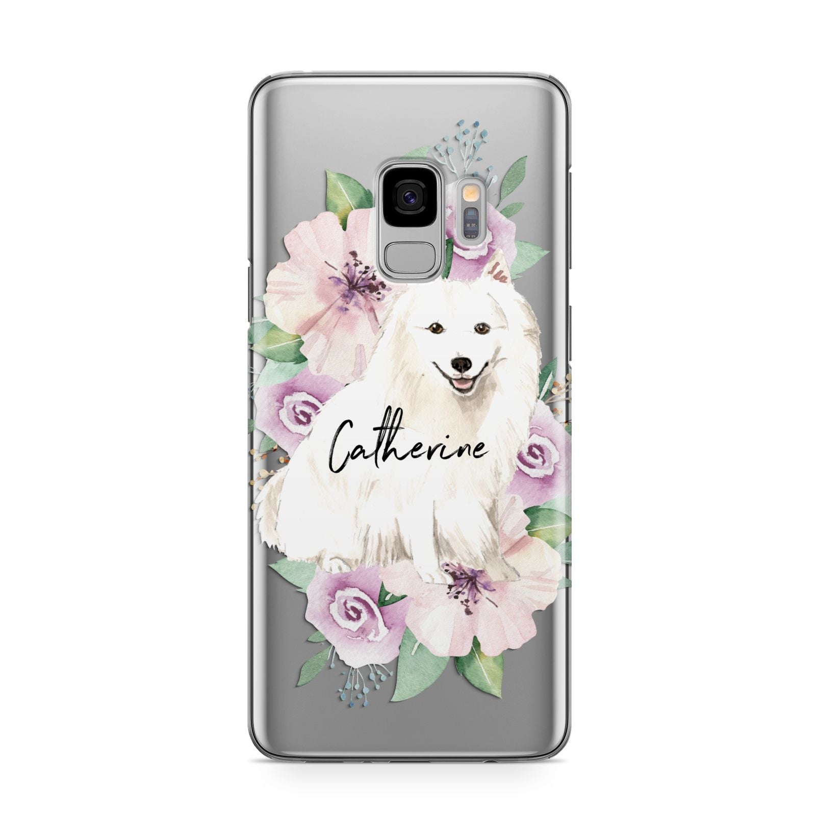 Personalised Japanese Spitz Samsung Galaxy S9 Case