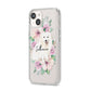 Personalised Japanese Spitz iPhone 14 Clear Tough Case Starlight Angled Image
