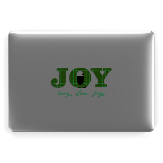 Personalised Joy Christmas Apple MacBook Case