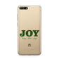 Personalised Joy Christmas Huawei Y6 2018