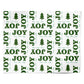Personalised Joy Christmas Personalised Wrapping Paper Alternative