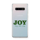 Personalised Joy Christmas Protective Samsung Galaxy Case