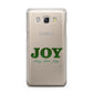 Personalised Joy Christmas Samsung Galaxy J5 2016 Case