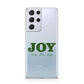 Personalised Joy Christmas Samsung S21 Ultra Case