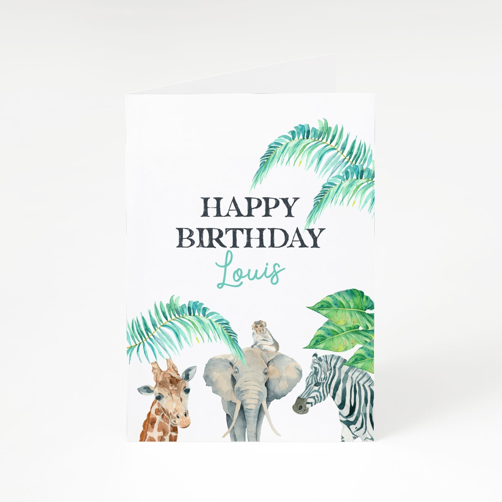 Personalised Kids Birthday A5 Greetings Card