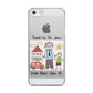 Personalised Kids Drawing Thank You Teacher Apple iPhone 5 Case