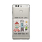 Personalised Kids Drawing Thank You Teacher Huawei P9 Case