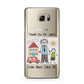 Personalised Kids Drawing Thank You Teacher Samsung Galaxy Note 5 Case