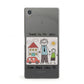Personalised Kids Drawing Thank You Teacher Sony Xperia Case