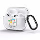 Personalised Kids Drawing Upload AirPods Pro Clear Case Side Image