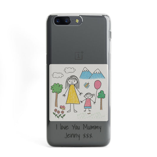 Personalised Kids Drawing Upload OnePlus Case