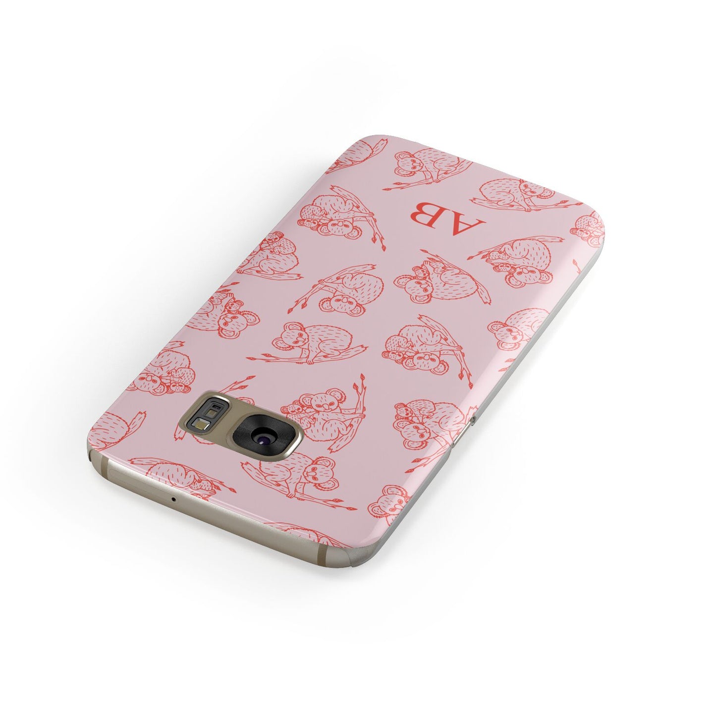 Personalised Koala Samsung Galaxy Case Front Close Up
