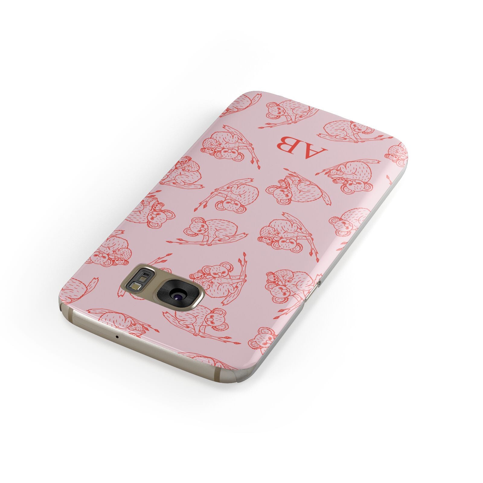 Personalised Koala Samsung Galaxy Case Front Close Up