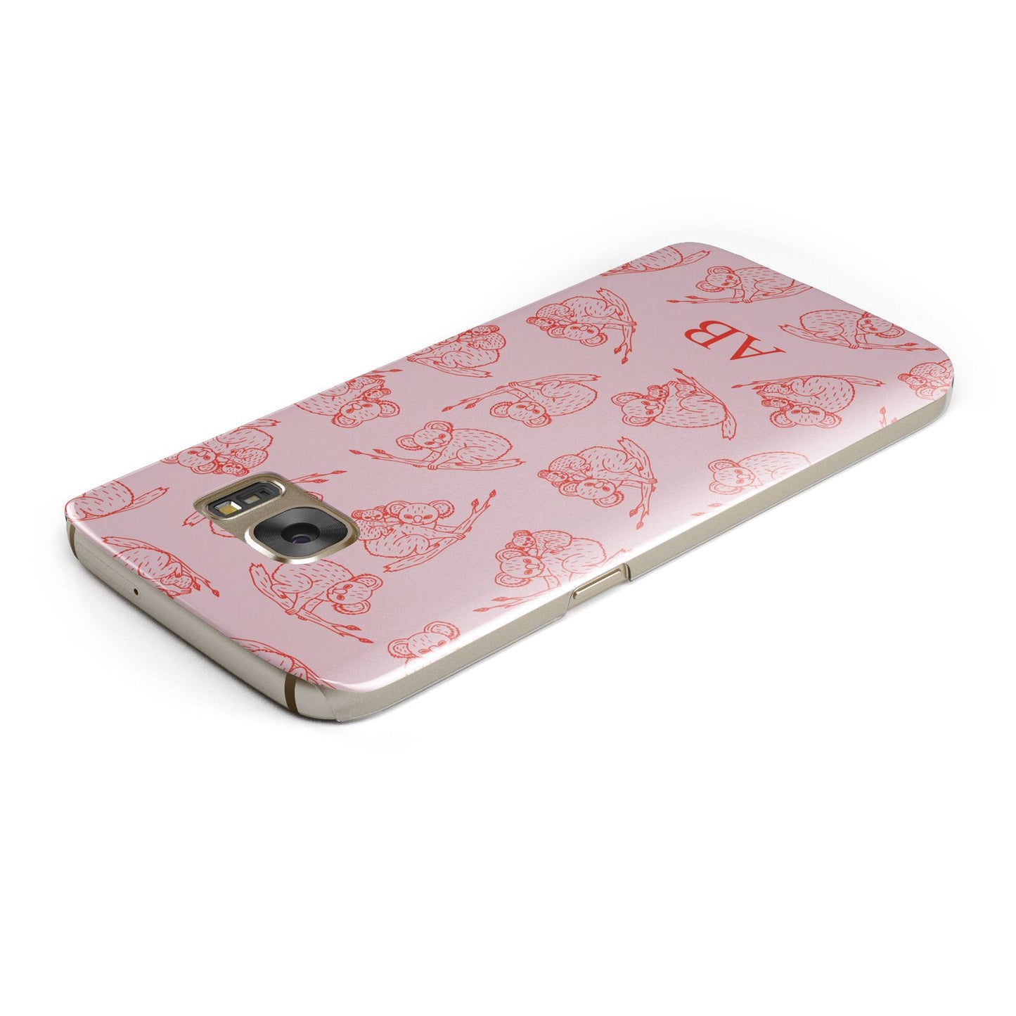 Personalised Koala Samsung Galaxy Case Top Cutout
