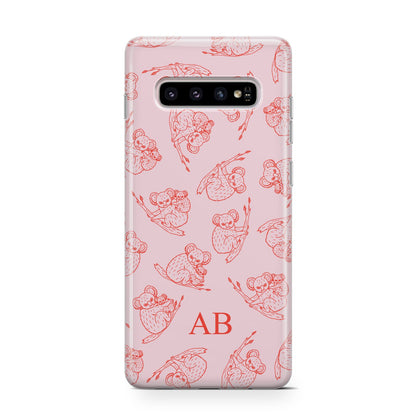Personalised Koala Samsung Galaxy S10 Case