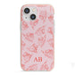 Personalised Koala iPhone 13 Mini TPU Impact Case with Pink Edges