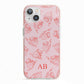 Personalised Koala iPhone 13 TPU Impact Case with Pink Edges