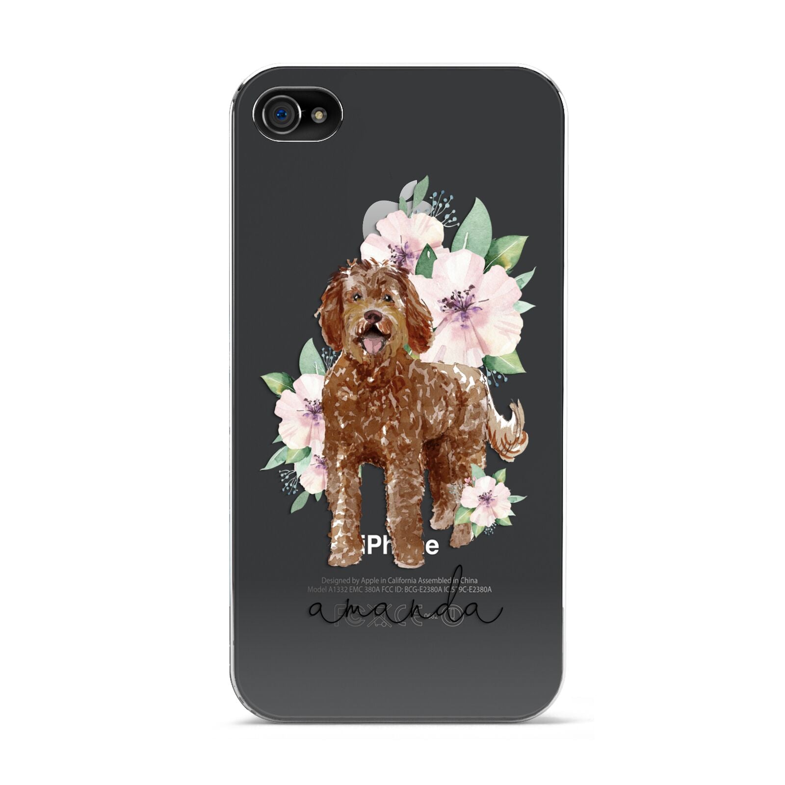 Personalised Labradoodle Apple iPhone 4s Case