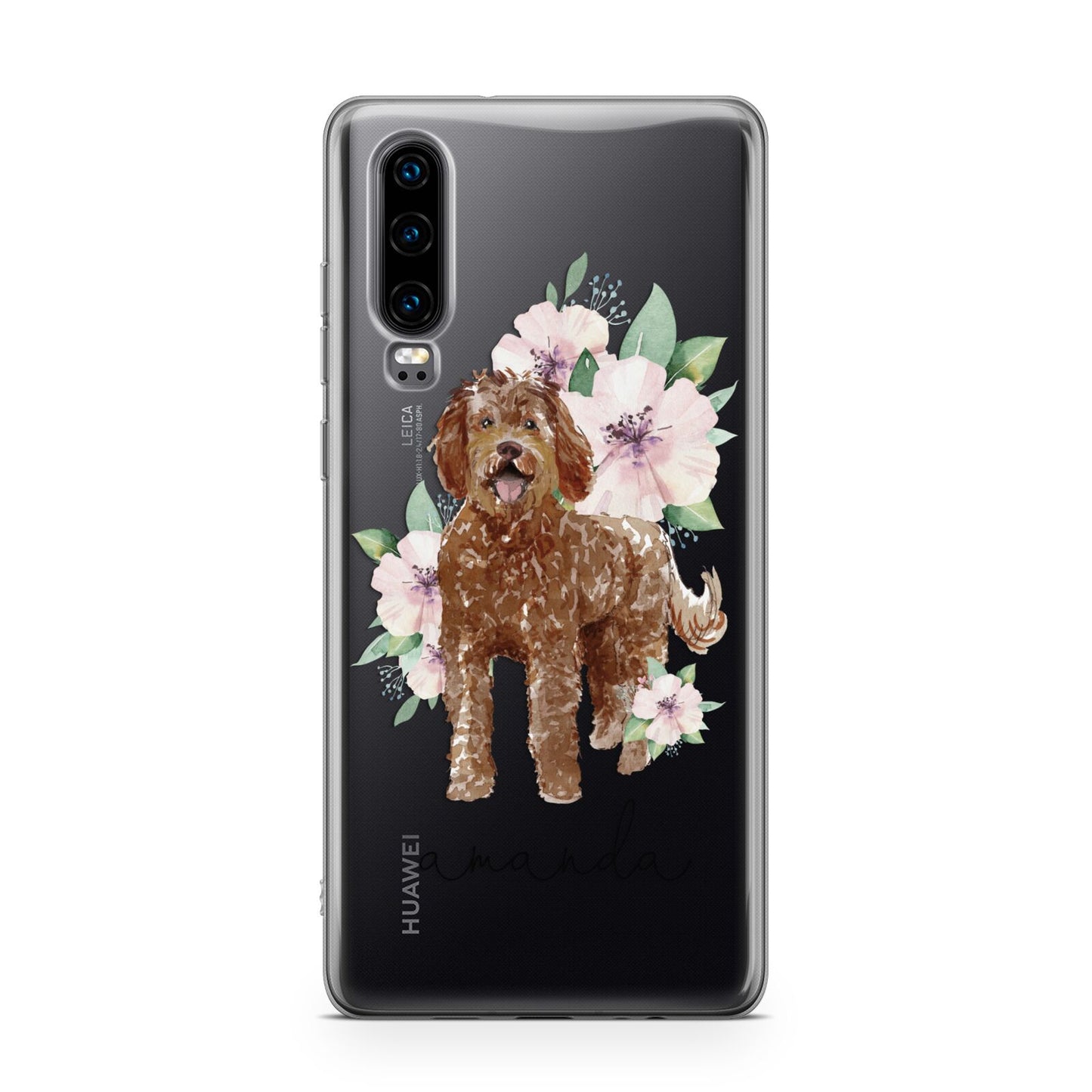 Personalised Labradoodle Huawei P30 Phone Case