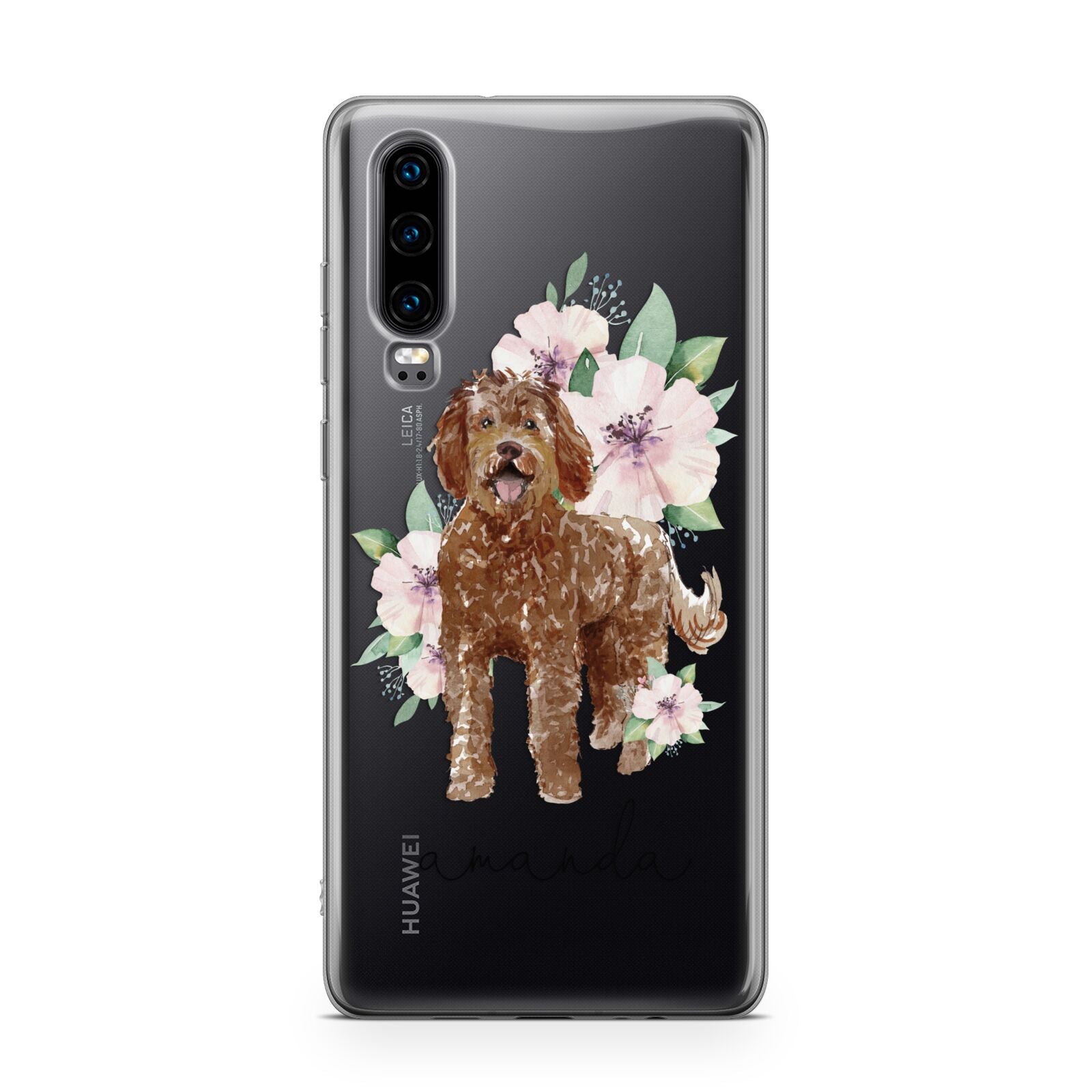 Personalised Labradoodle Huawei P30 Phone Case