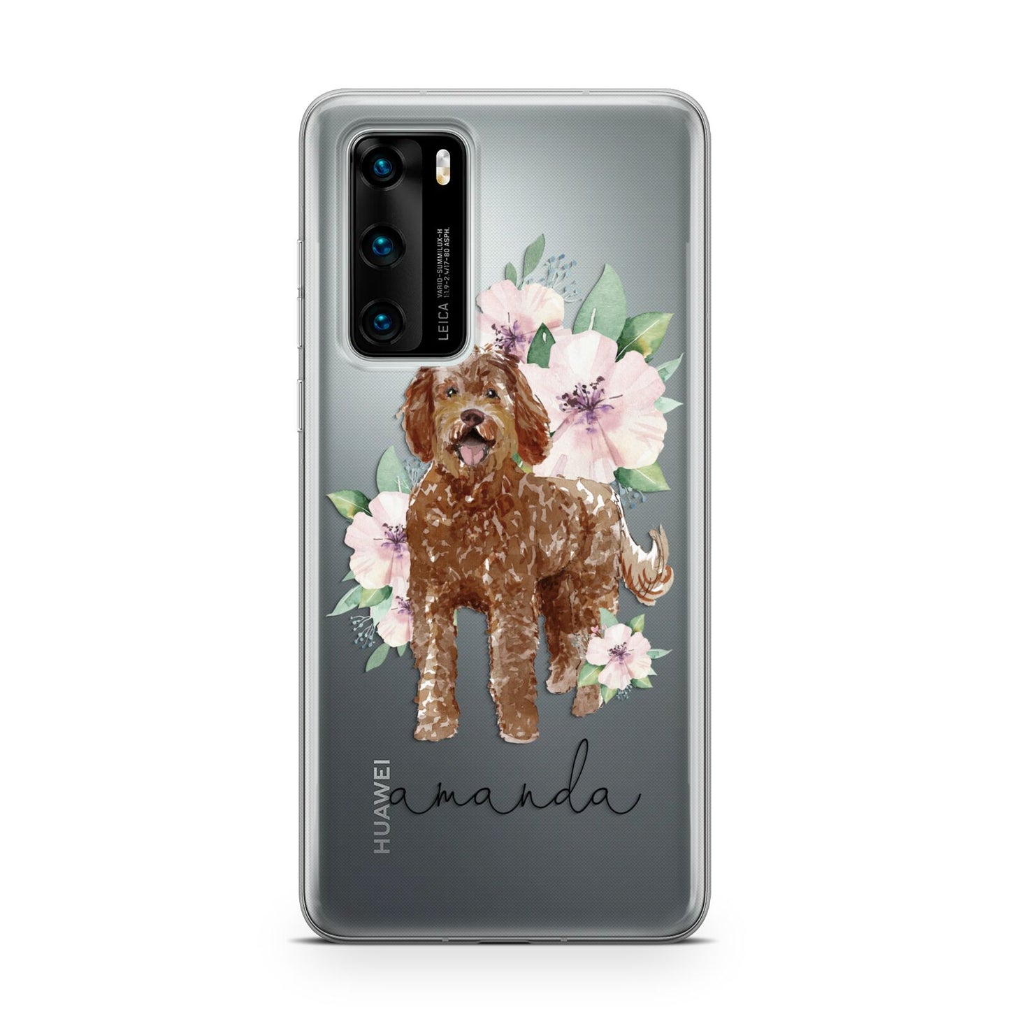 Personalised Labradoodle Huawei P40 Phone Case