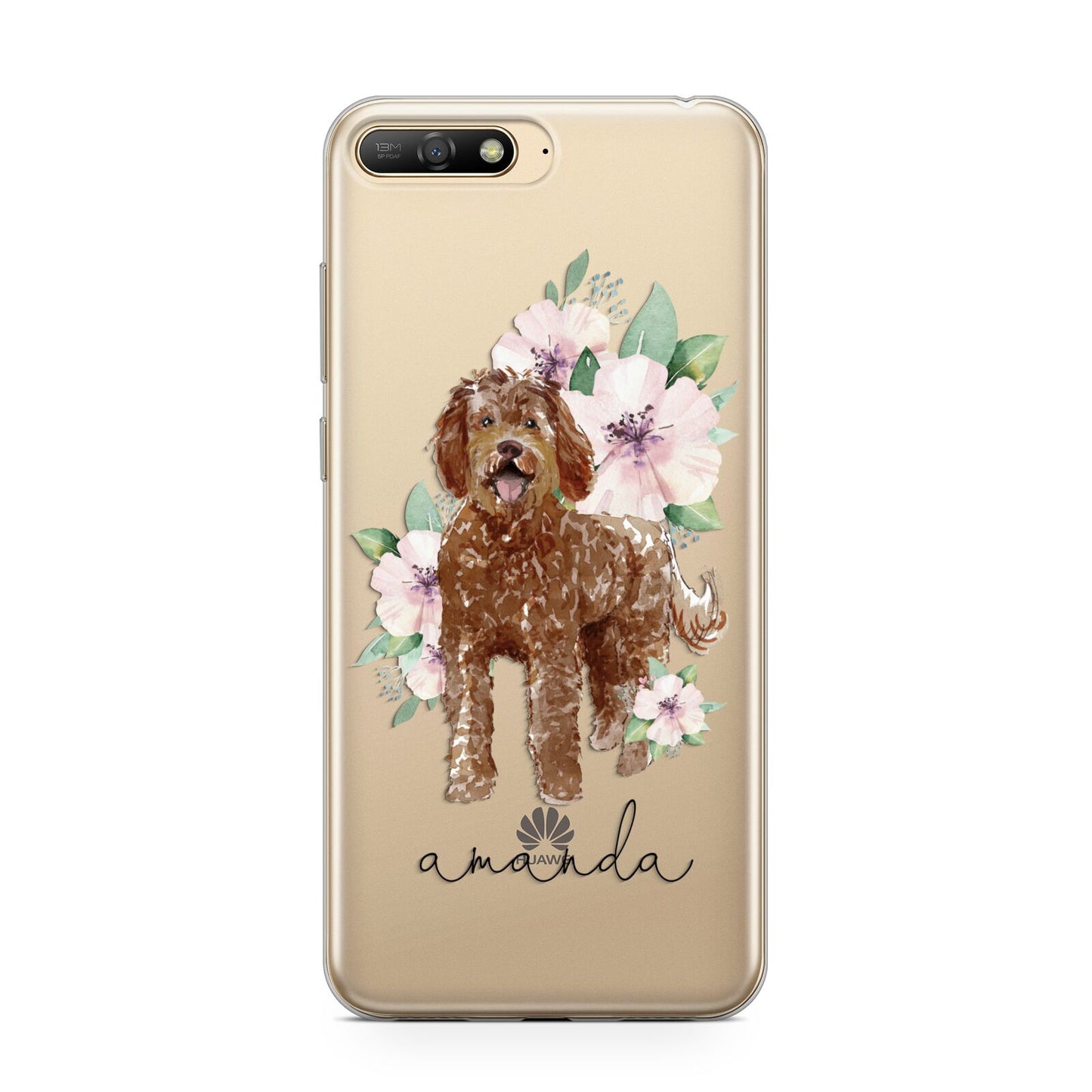 Personalised Labradoodle Huawei Y6 2018