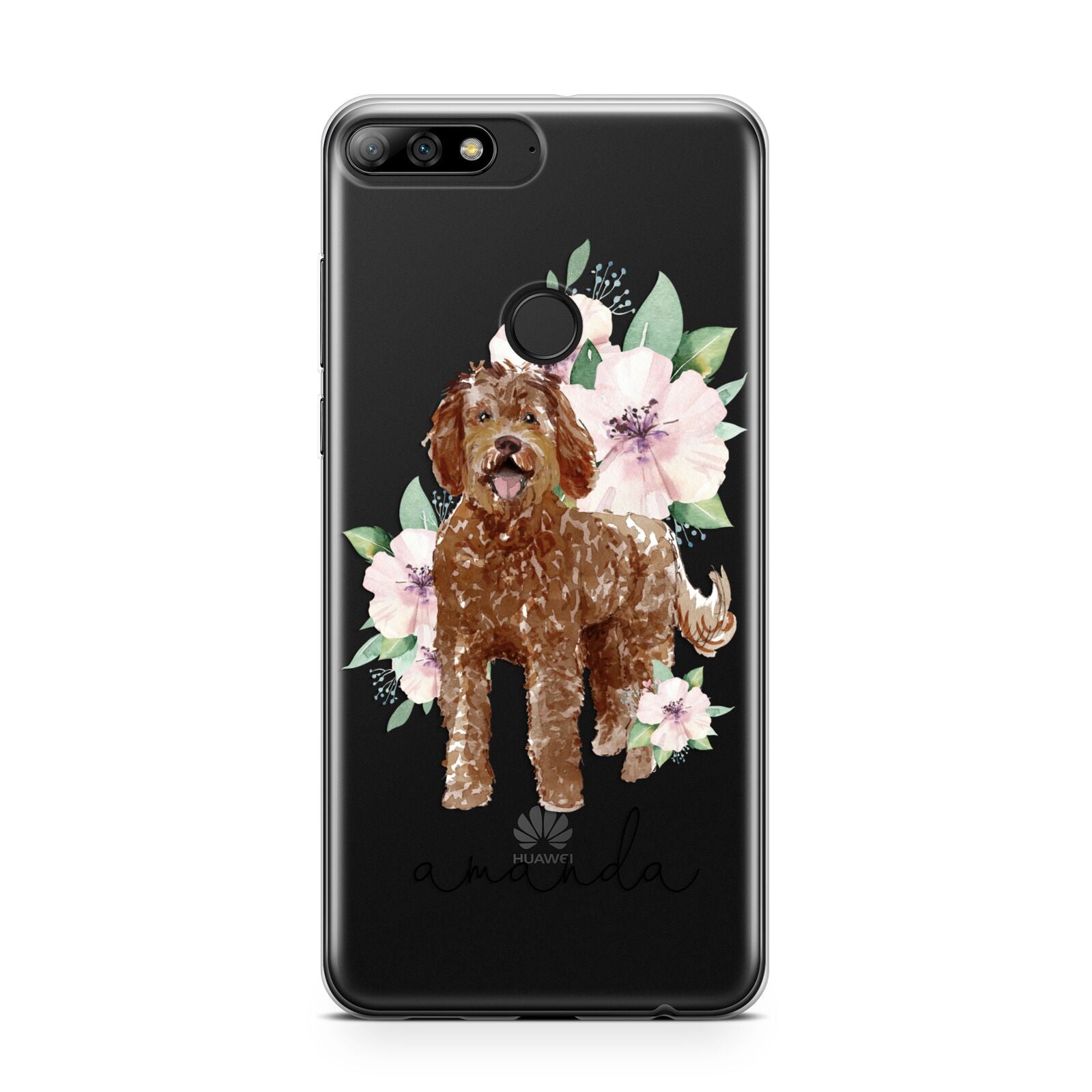 Personalised Labradoodle Huawei Y7 2018