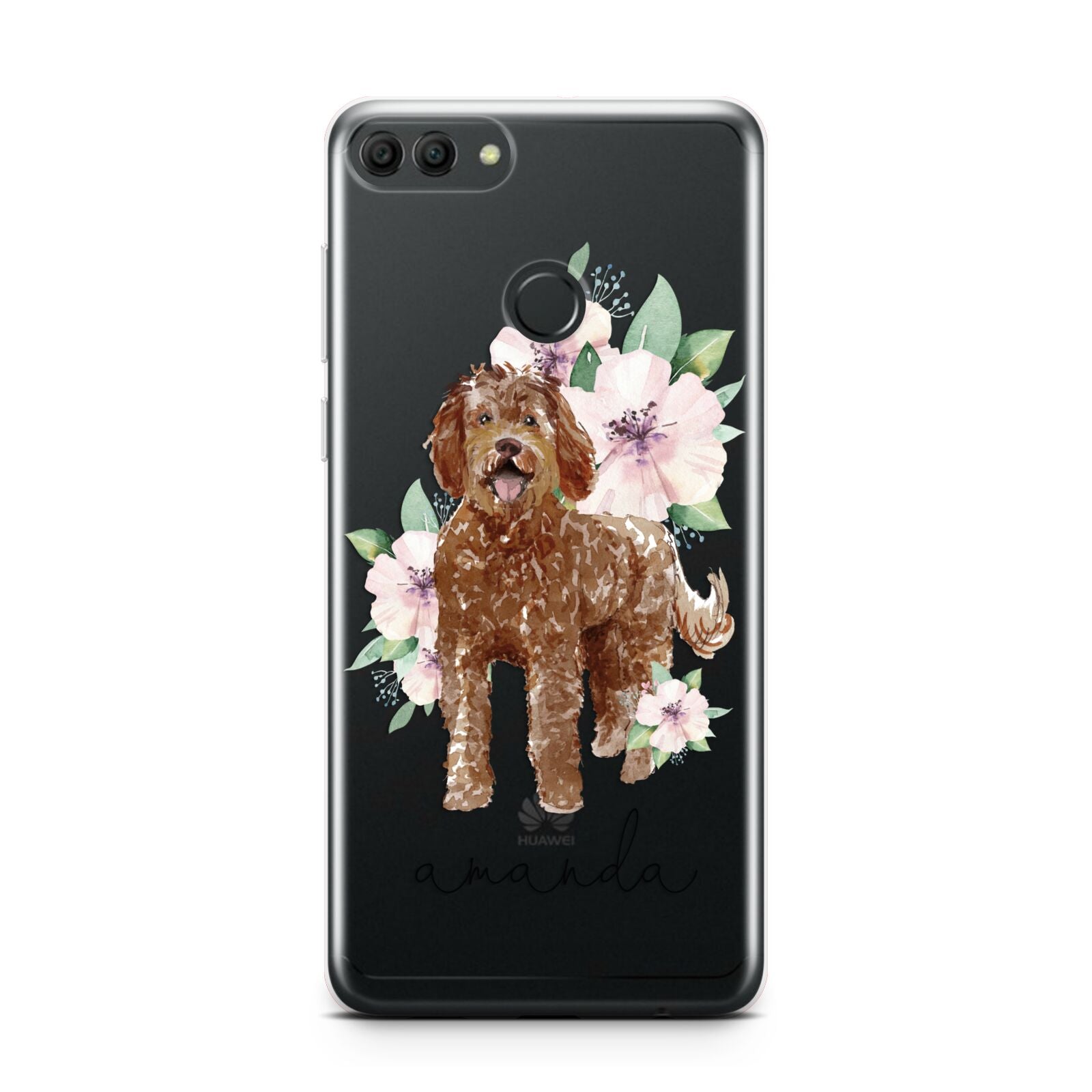 Personalised Labradoodle Huawei Y9 2018