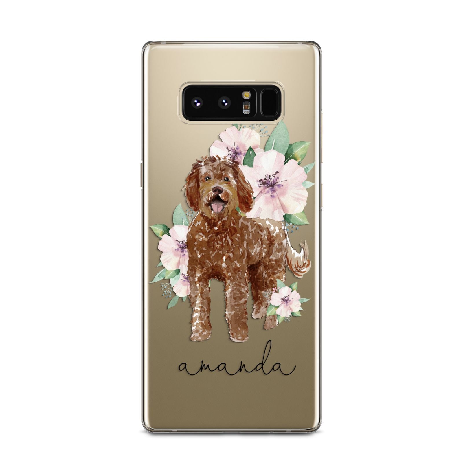 Personalised Labradoodle Samsung Galaxy Note 8 Case