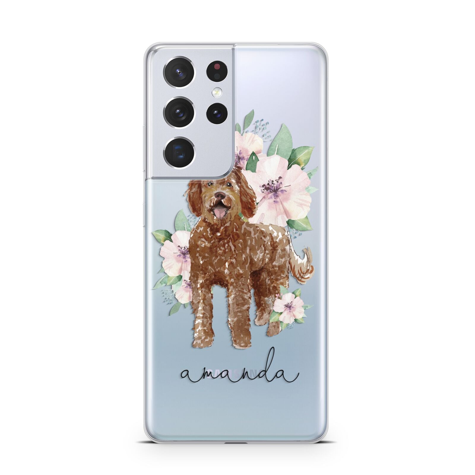 Personalised Labradoodle Samsung S21 Ultra Case