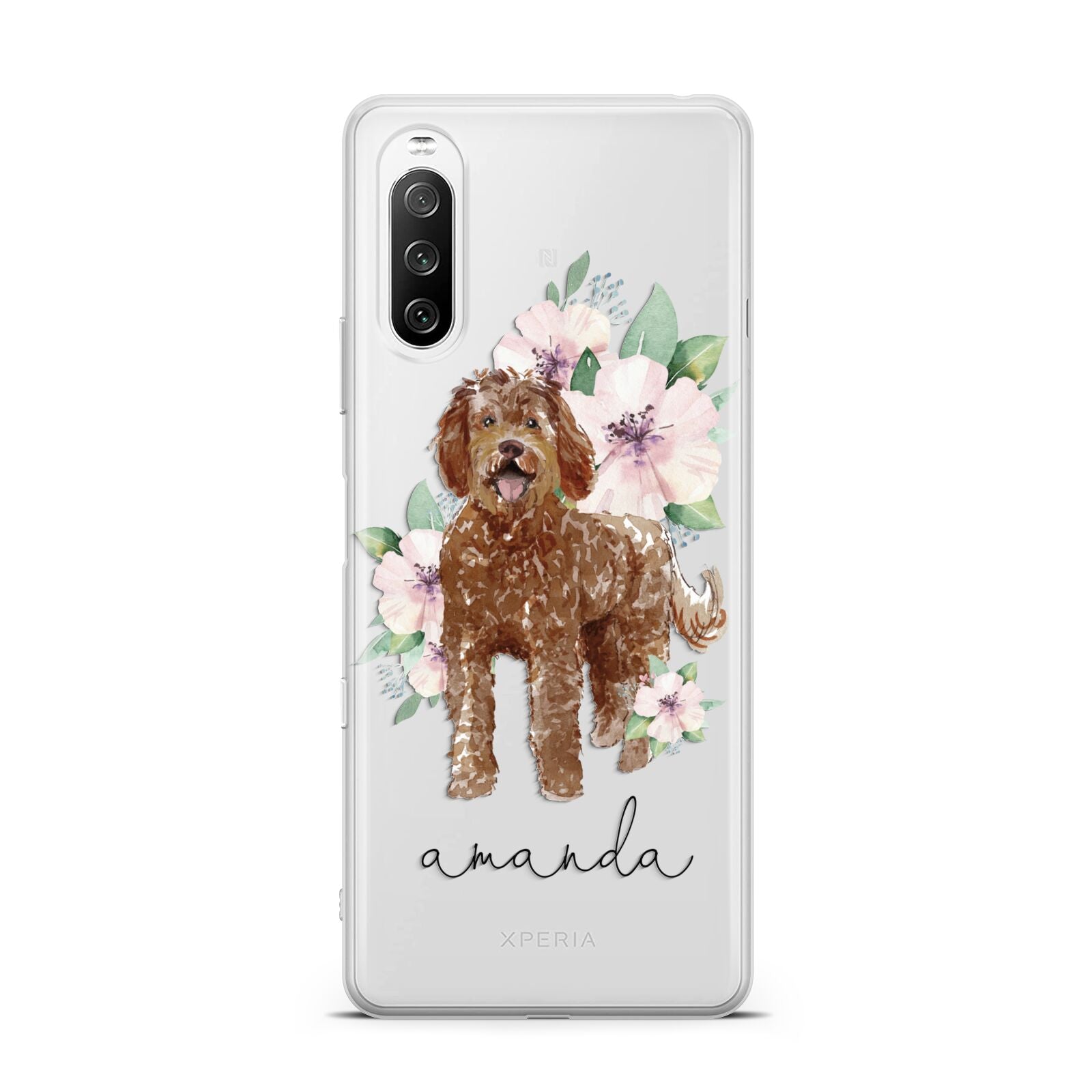 Personalised Labradoodle Sony Xperia 10 III Case