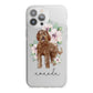 Personalised Labradoodle iPhone 13 Pro Max TPU Impact Case with White Edges