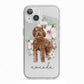 Personalised Labradoodle iPhone 13 TPU Impact Case with White Edges