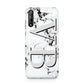 Personalised Landscape Initials With Marble Huawei Enjoy 10s Phone Case