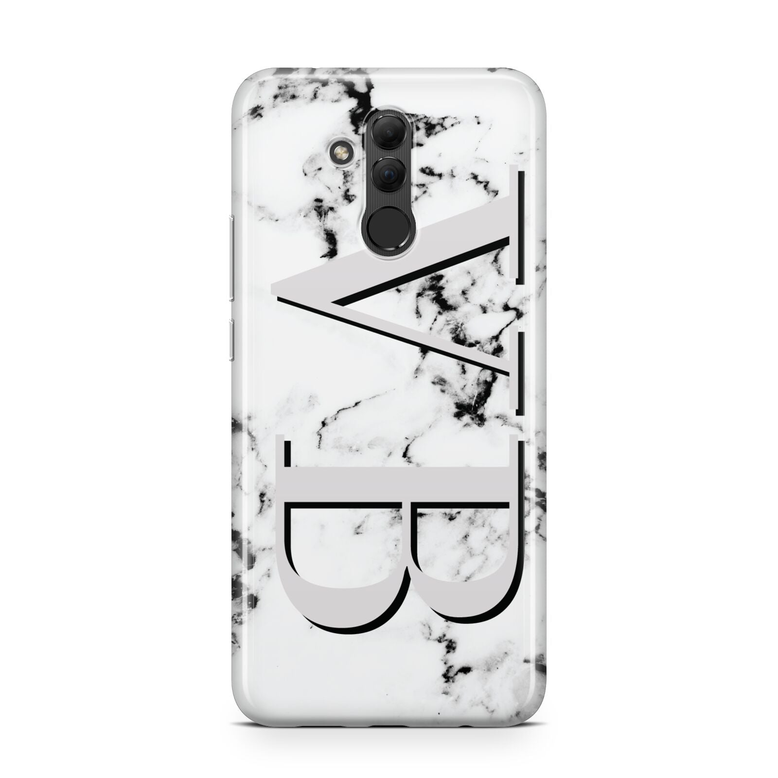 Personalised Landscape Initials With Marble Huawei Mate 20 Lite