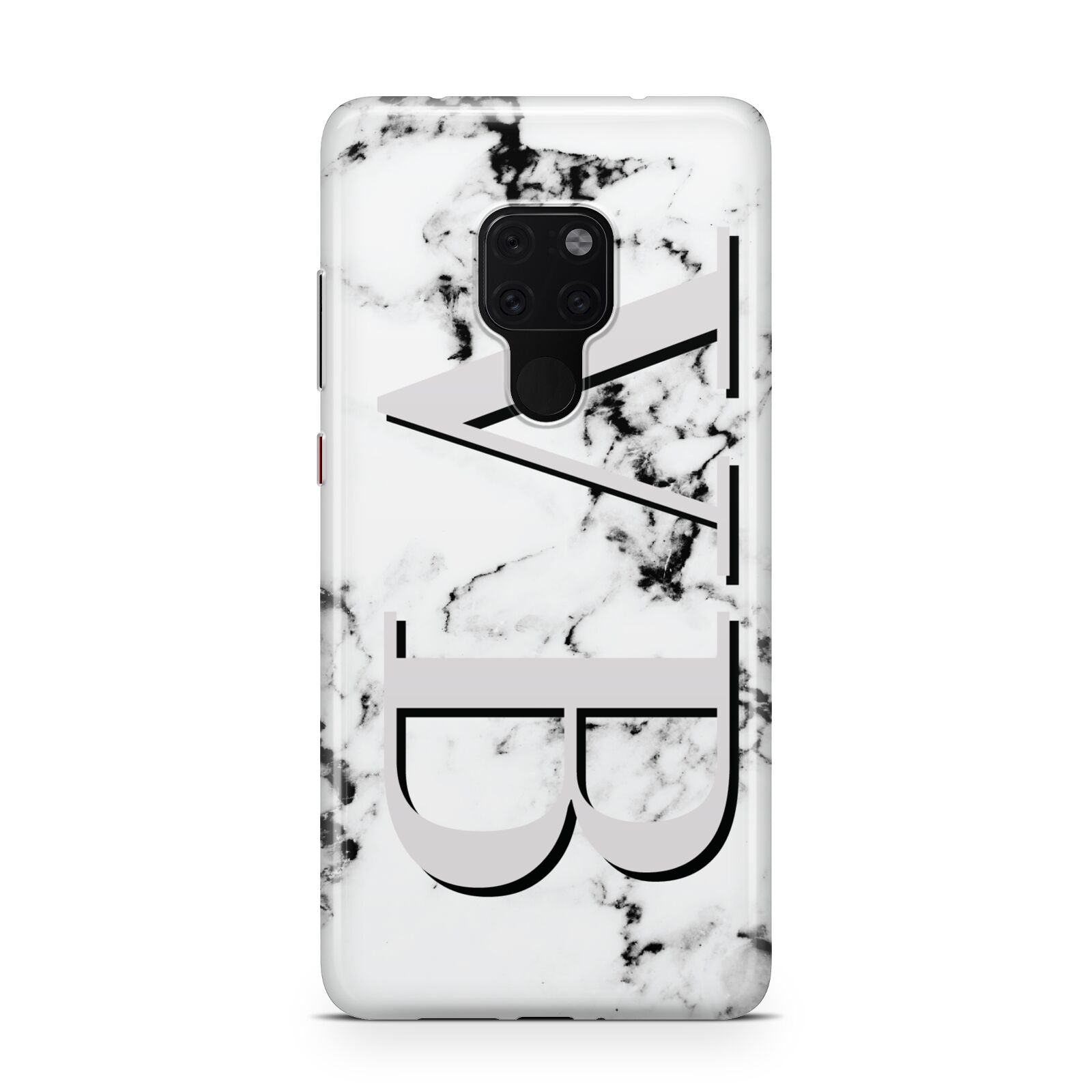 Personalised Landscape Initials With Marble Huawei Mate 20 Phone Case