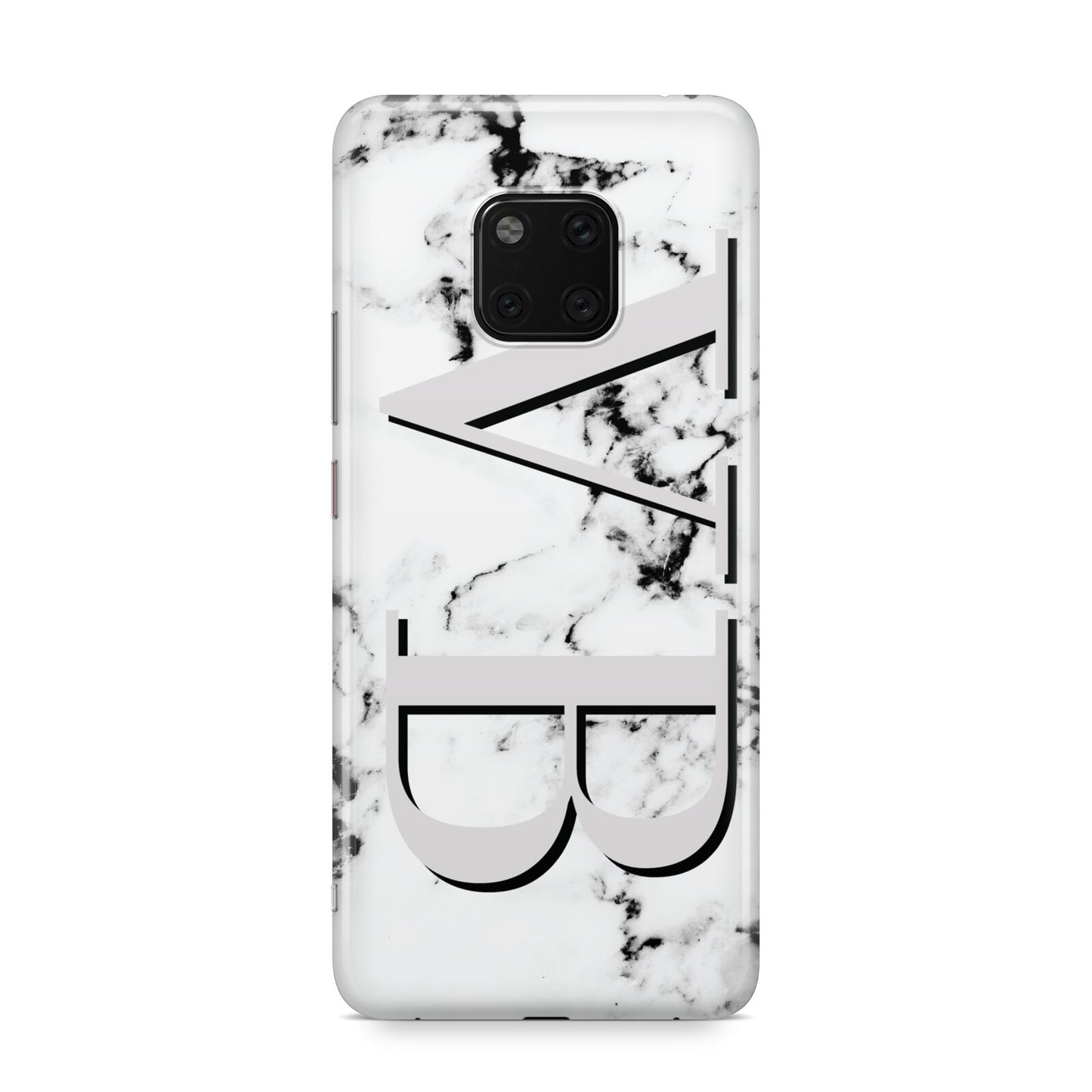 Personalised Landscape Initials With Marble Huawei Mate 20 Pro Phone Case
