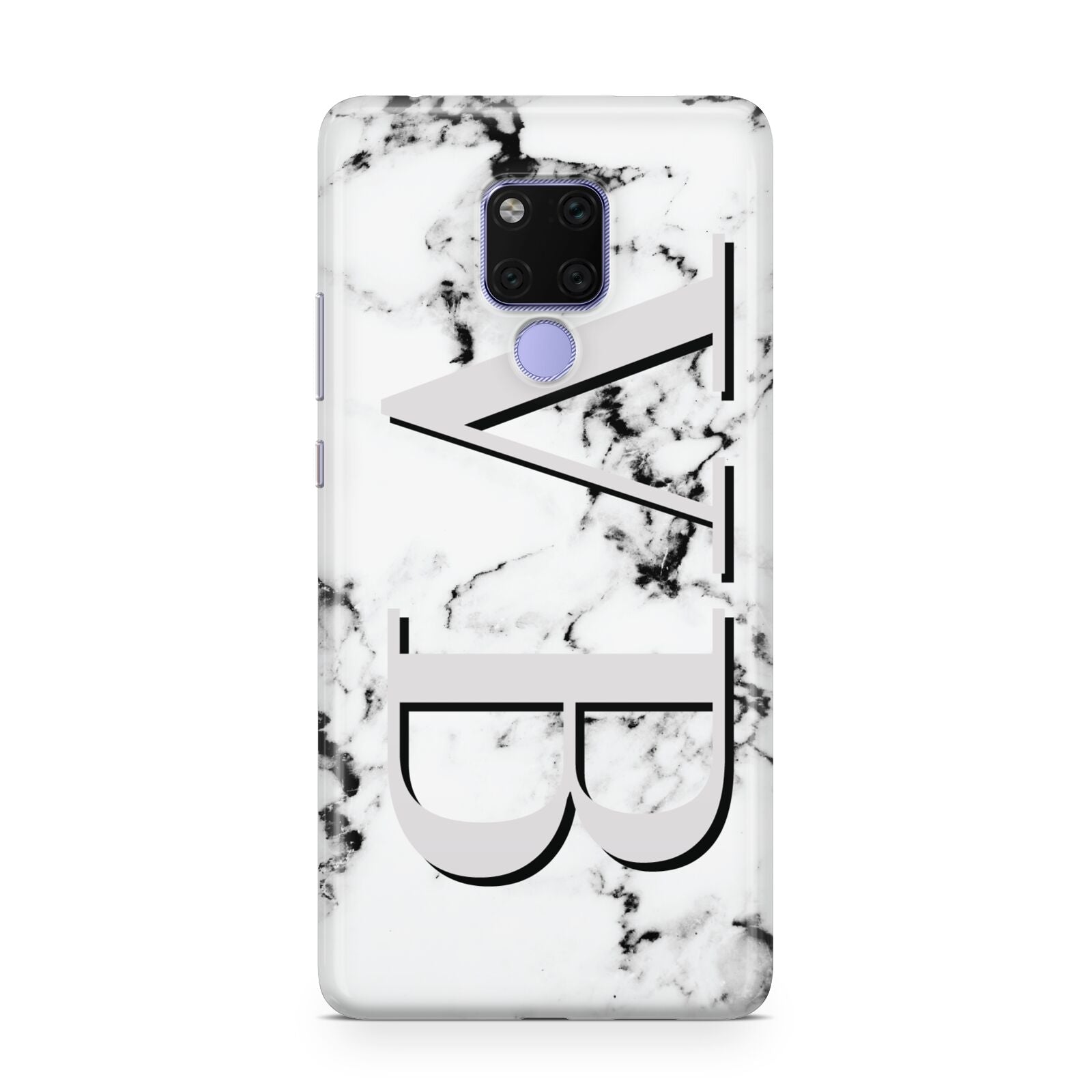 Personalised Landscape Initials With Marble Huawei Mate 20X Phone Case