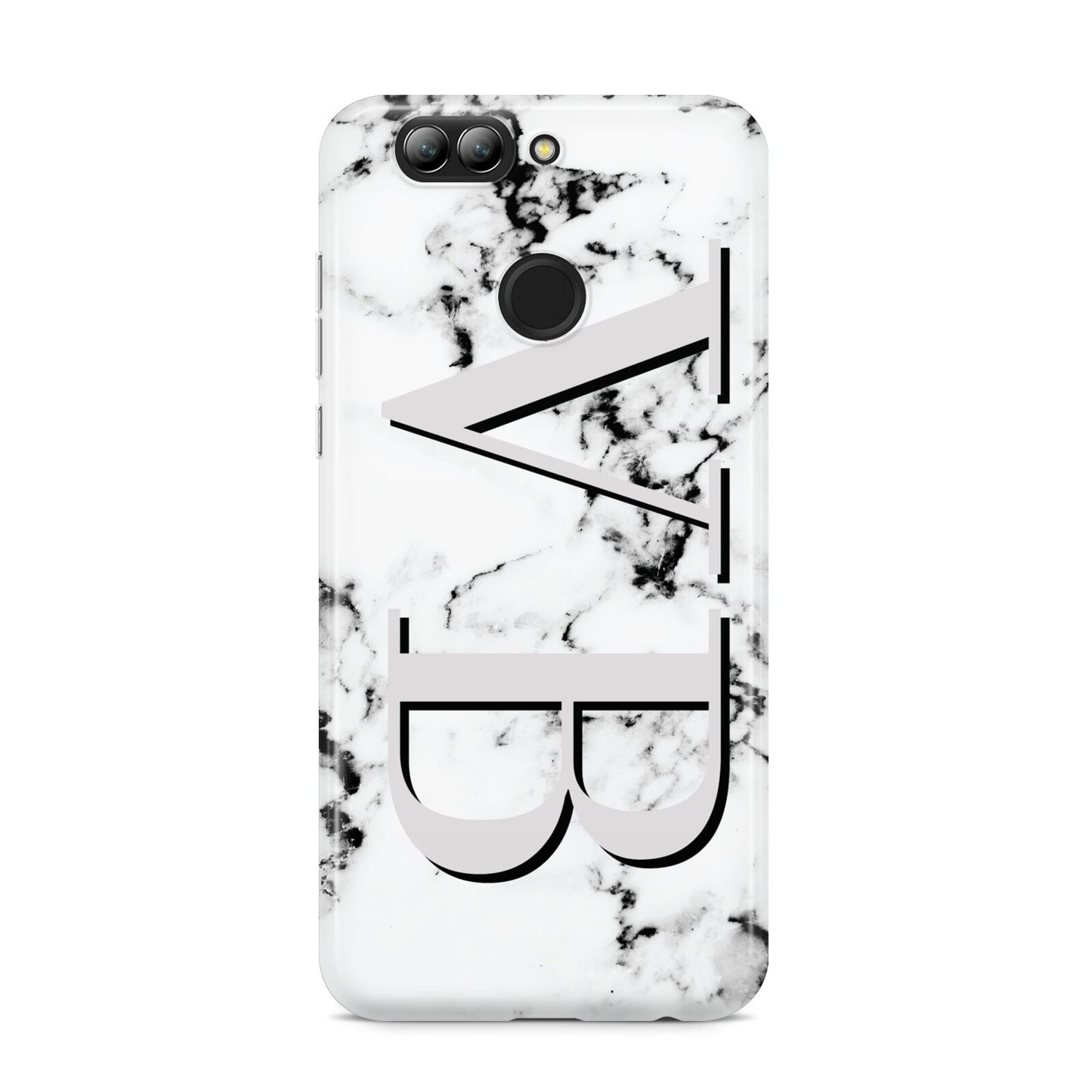 Personalised Landscape Initials With Marble Huawei Nova 2s Phone Case