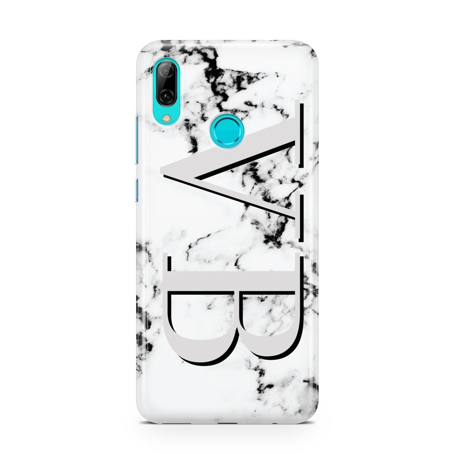 Personalised Landscape Initials With Marble Huawei P Smart 2019 Case