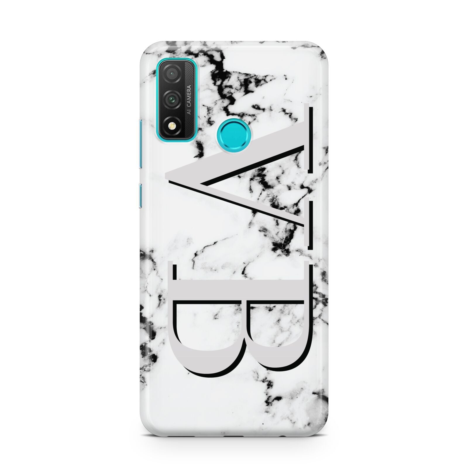 Personalised Landscape Initials With Marble Huawei P Smart 2020