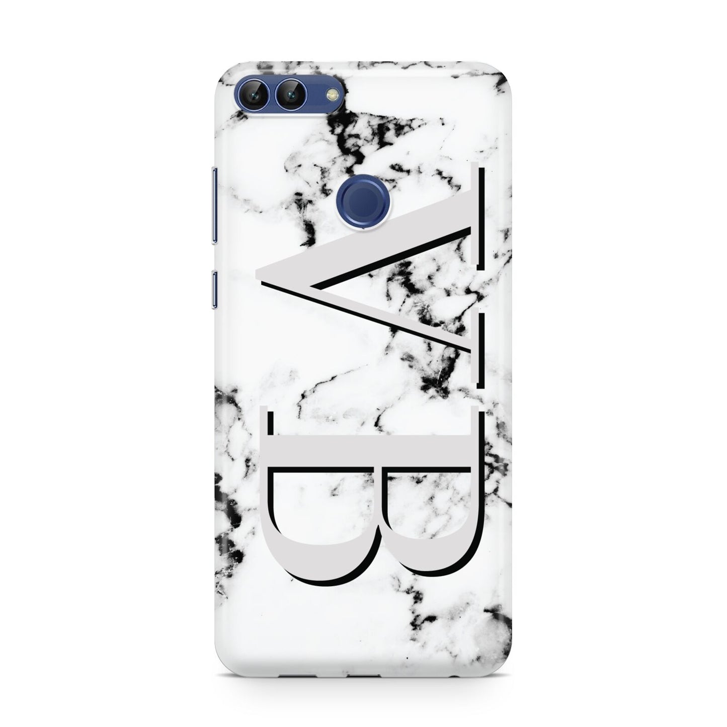 Personalised Landscape Initials With Marble Huawei P Smart Case