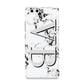 Personalised Landscape Initials With Marble Huawei P10 Phone Case