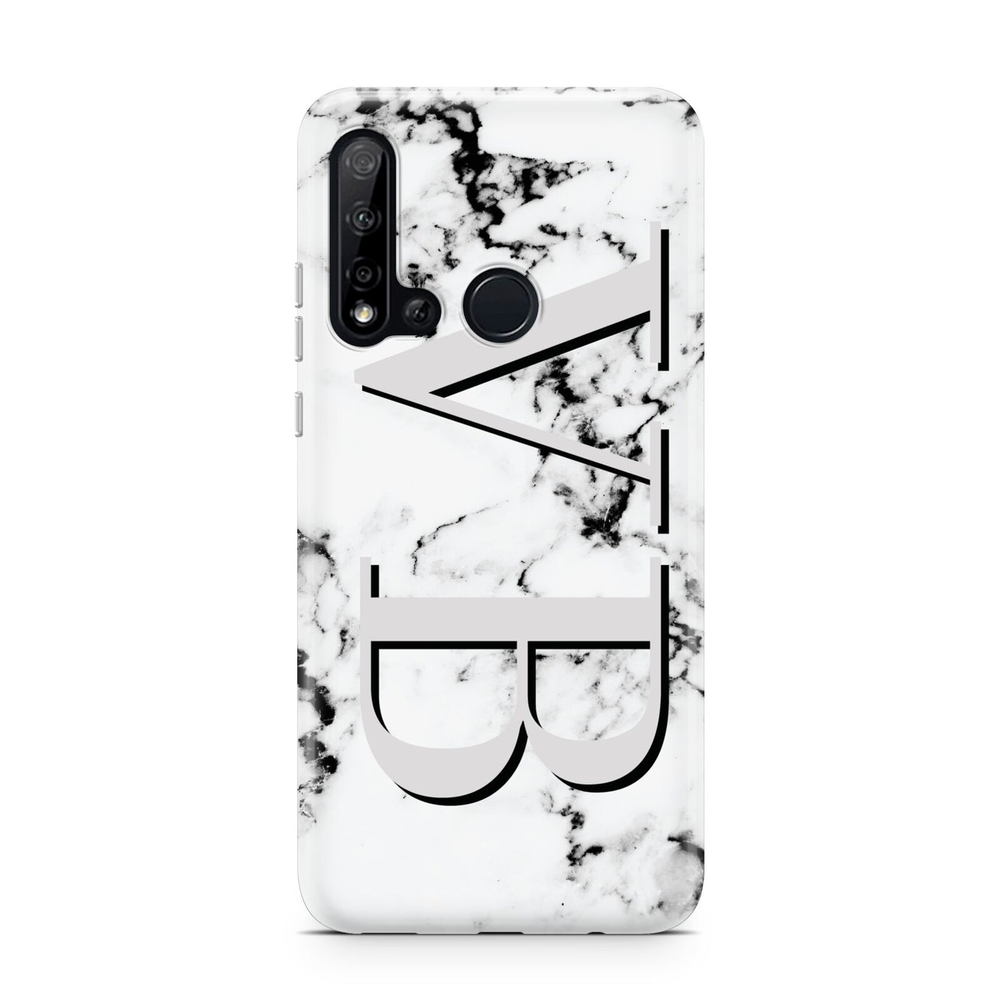 Personalised Landscape Initials With Marble Huawei P20 Lite 5G Phone Case