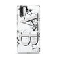 Personalised Landscape Initials With Marble Huawei P20 Phone Case