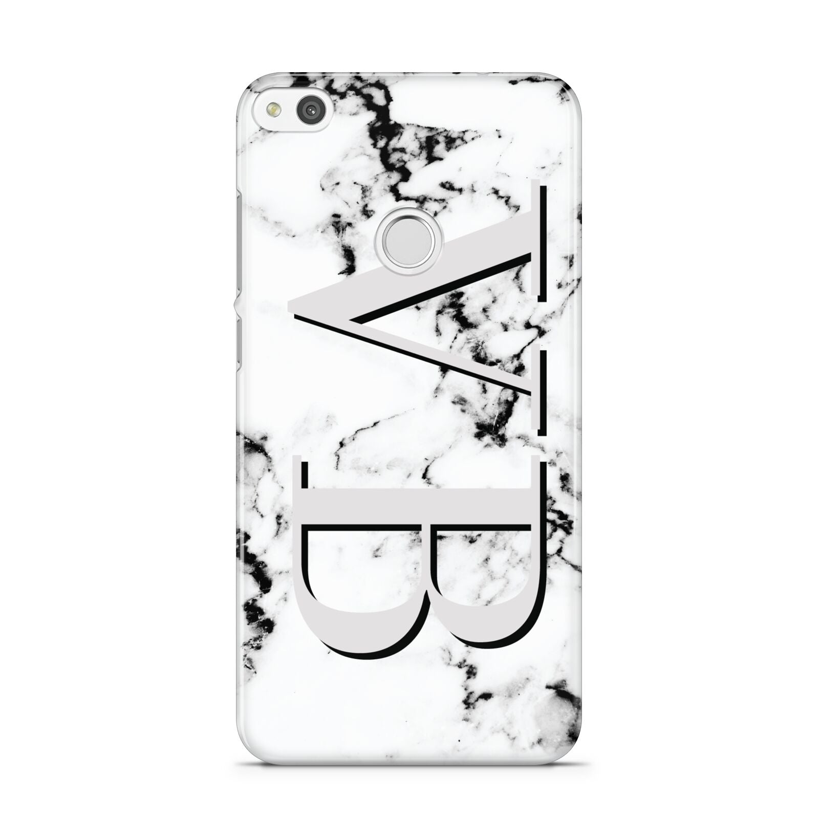 Personalised Landscape Initials With Marble Huawei P8 Lite Case