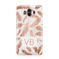 Personalised Leaf Marble Initials Huawei Mate 10 Protective Phone Case